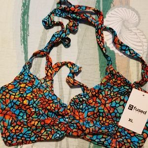 Fused Hawaii bikini top xl